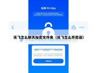 讯飞怎么聊天加密文件夹（讯飞怎么开密语）