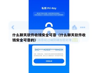什么聊天软件收钱安全可靠（什么聊天软件收钱安全可靠的）