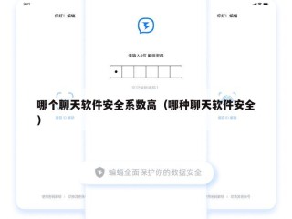 哪个聊天软件安全系数高（哪种聊天软件安全）
