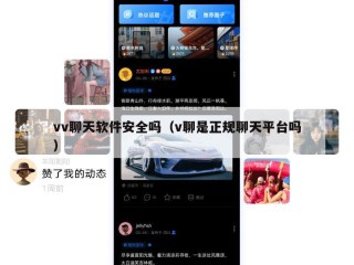 vv聊天软件安全吗（v聊是正规聊天平台吗）