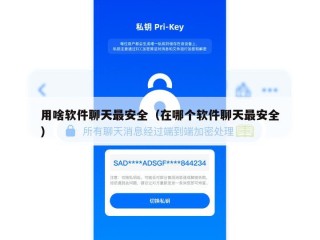 用啥软件聊天最安全（在哪个软件聊天最安全）