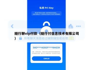 随行聊vip付款（随行付信息技术有限公司）