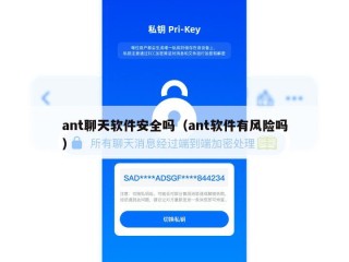 ant聊天软件安全吗（ant软件有风险吗）