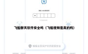 飞船聊天软件安全吗（飞船视频是真的吗）
