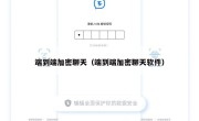 端到端加密聊天（端到端加密聊天软件）