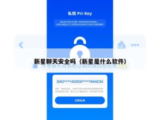 新星聊天安全吗（新星是什么软件）