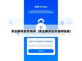 安全聊天软件测评（安全聊天软件测评标准）