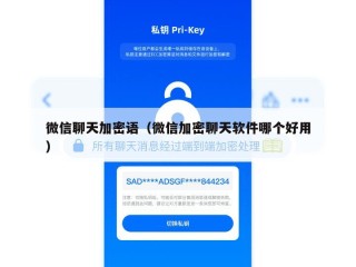 微信聊天加密语（微信加密聊天软件哪个好用）