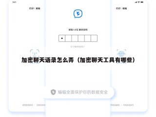 加密聊天语录怎么弄（加密聊天工具有哪些）