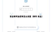 安全聊天加密锁怎么设置（聊天 安全）