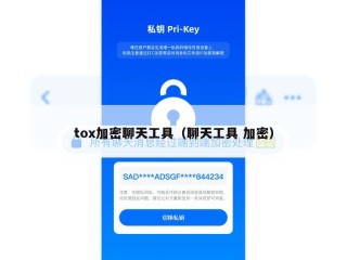 tox加密聊天工具（聊天工具 加密）