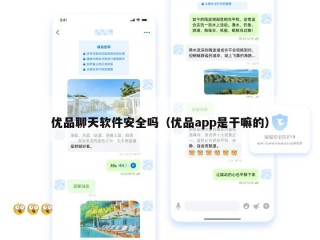 优品聊天软件安全吗（优品app是干嘛的）