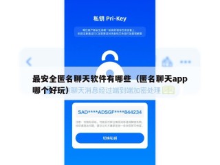最安全匿名聊天软件有哪些（匿名聊天app哪个好玩）
