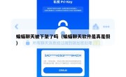 蝙蝠聊天被下架了吗（蝙蝠聊天软件是真是假）