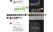 蝙蝠加密聊天软件下载（蝙蝠加密聊天软件下载,怎么注册不了）