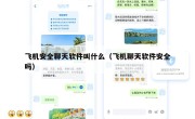 飞机安全聊天软件叫什么（飞机聊天软件安全吗）