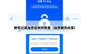 聊天记录加密后如何恢复（加密聊天内容）