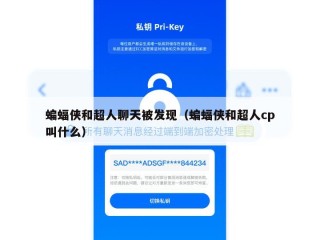 蝙蝠侠和超人聊天被发现（蝙蝠侠和超人cp叫什么）