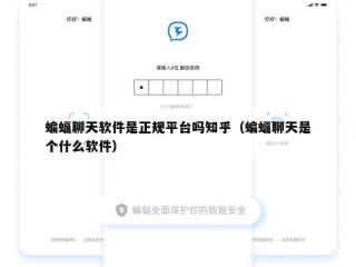 蝙蝠聊天软件是正规平台吗知乎（蝙蝠聊天是个什么软件）