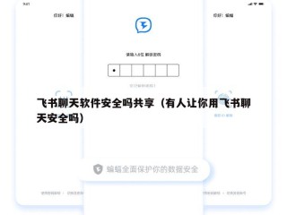 飞书聊天软件安全吗共享（有人让你用飞书聊天安全吗）