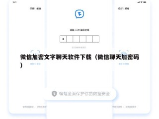 微信加密文字聊天软件下载（微信聊天加密码）