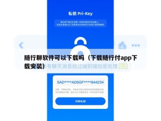 随行聊软件可以下载吗（下载随行付app下载安装）