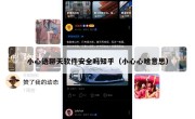 小心语聊天软件安全吗知乎（小心心啥意思）