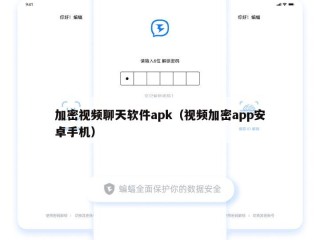 加密视频聊天软件apk（视频加密app安卓手机）