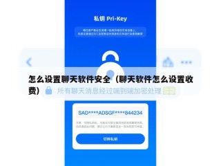 怎么设置聊天软件安全（聊天软件怎么设置收费）