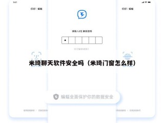 米琦聊天软件安全吗（米琦门窗怎么样）