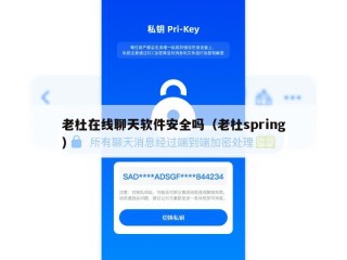 老杜在线聊天软件安全吗（老杜spring）