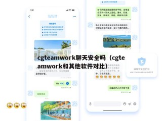 cgteamwork聊天安全吗（cgteamwork和其他软件对比）