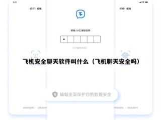 飞机安全聊天软件叫什么（飞机聊天安全吗）