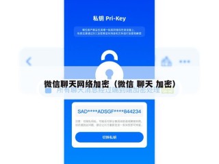 微信聊天网络加密（微信 聊天 加密）
