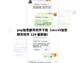 pop加密聊天软件下载（secret加密聊天软件 129 最新版）