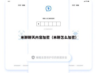 米聊聊天内容加密（米聊怎么加密）