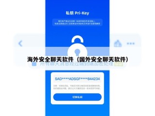 海外安全聊天软件（国外安全聊天软件）