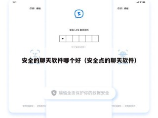 安全的聊天软件哪个好（安全点的聊天软件）