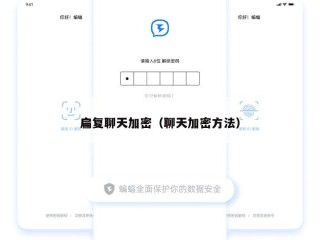 扁复聊天加密（聊天加密方法）