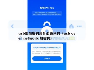 usb型加密狗用什么通讯的（usb over network 加密狗）