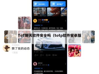 ToT聊天软件安全吗（totp软件安卓版）
