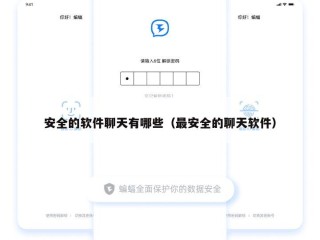 安全的软件聊天有哪些（最安全的聊天软件）