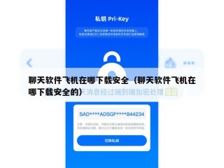 聊天软件飞机在哪下载安全（聊天软件飞机在哪下载安全的）