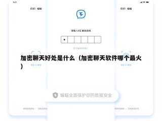 加密聊天好处是什么（加密聊天软件哪个最火）