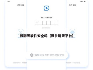 默聊天软件安全吗（默往聊天平台）