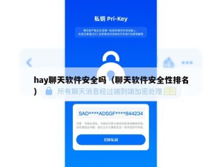 hay聊天软件安全吗（聊天软件安全性排名）