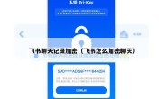 飞书聊天记录加密（飞书怎么加密聊天）