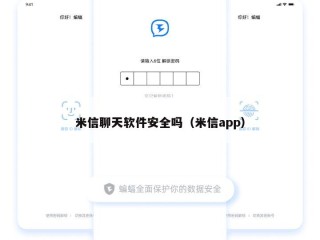 米信聊天软件安全吗（米信app）