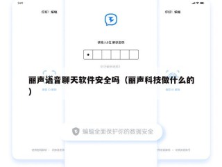 丽声语音聊天软件安全吗（丽声科技做什么的）