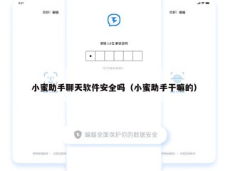 小蜜助手聊天软件安全吗（小蜜助手干嘛的）